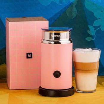 Капучинатор(вспениватель молока) Nespresso Aeroccino 3 Pink (розовый) Limited Edition