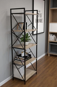 Стелаж в стилі лофт EcoLoft Вілла DSP-1231-4