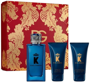 Zestaw męski Dolce Gabbana K Woda perfumowana 100 ml + Balsam po goleniu 50 ml + Żel pod prysznic 50 ml (8057971185498)