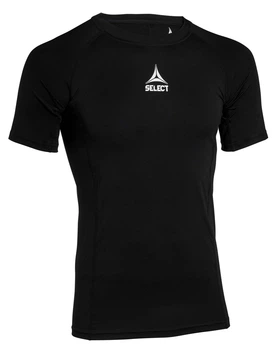 Термофутболка SELECT Baselayer t-shirt with short sleeves (S/S) (010) чорний (L)