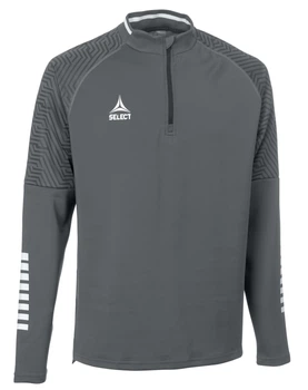 Тренувальна кофта SELECT Monaco v24 training sweat 1/2 zip (909) сіро/білий (S)