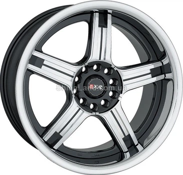 Sportmax Racing SR507 R18 W7.5 PCD5x112/114.3 ET42 DIA67.1 Black with White Line Spoke