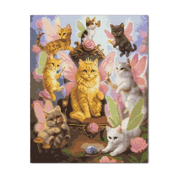 Алмазная мозаика «Котофеи»