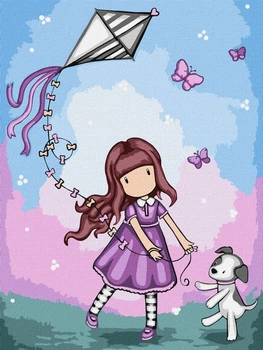 Картина по номерам для детей Ideyka Don’t Fly Away Santoro Gorjuss Collection 30х40 см (4823104382614)