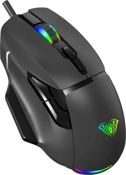 Мишка Aula F815 Wired gaming mouse Black (6948391214344) ( 10676 ) 130 г