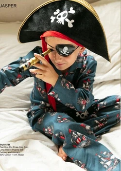 Пижама для мальчика Cyberjammies Jasper 6786 110см темно-зеленый с принтом