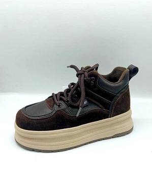 Кеды LONZA 203128 551-2080-18 brown 253588 Коричневый 39 24,5см