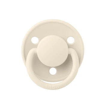 Соска пустышка BIBS De Lux Latex Round (кругла) – Ivory, 2й размер 6-18месяцев