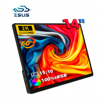 Портативний монітор ZSUS 14A-2K 14" 2K IPS USB-C