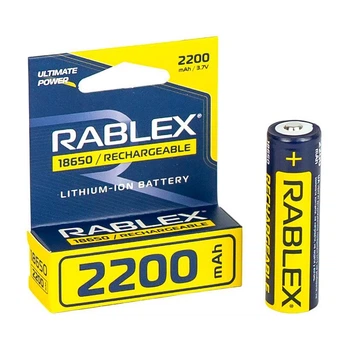 Аккумулятор 18650 Rablex 2200 mAh 3,7V Li-Ion