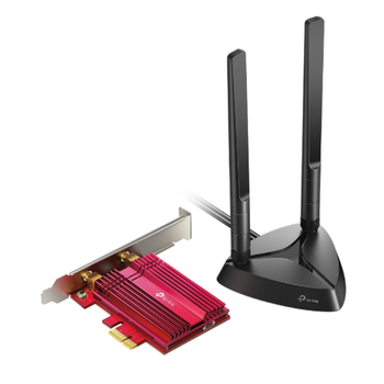 Бездротовий мережевий адаптер TP-Link Archer TX3000E PCI-E Wi-Fi 6 AX3000 2402 Мбіт/с з Bluetooth 5.0 для ПК Black/Red