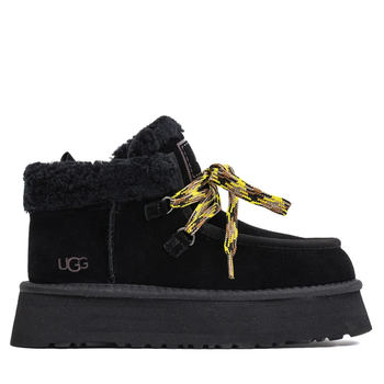 Жіночі уггі Платформа Жіночі Замша Чорні UGG Funkarra Platform Black (39, чорний)