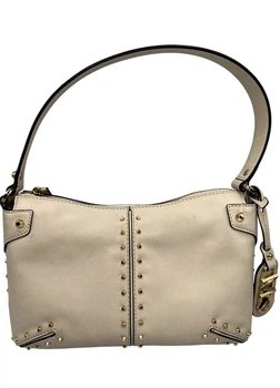 Женская сумка Michael Kors Astor 32s3gatu3l lt cream lg pouchette leather Кремовый