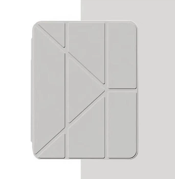 Чохол iPad 10/11 A16 2022-2025 Acrylic Color Frame Transformer Pen Slot light gray