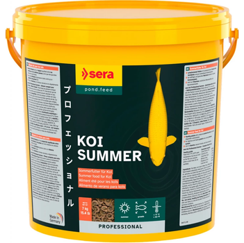 Корм для карпов кои sera KOI Professional Summer - корм лето 21 л (7 кг)