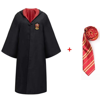 Плащ-мантия с капюшоном + галстук Гарри Поттер Гриффиндор Children`s XL:135-145 см
