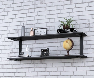 Полка PL-C-18 Loft Design Черный ST7 112 см