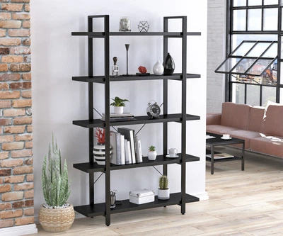 Стелаж Сингл-5-120 Loft Design Чорний ST7