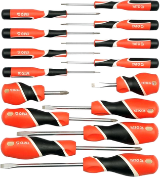 Набір викруток Yato YT-25981 SL PH Torx 15 шт (5906083259814)