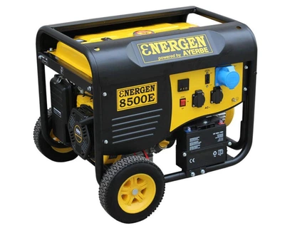 Електрогенератор AYERBE ENERGEN 8500 E,, 6.5 кВт | 7800 Вт | 12/230В | Генератор бензиновий, мідна обмотка, однофазний, електростартер