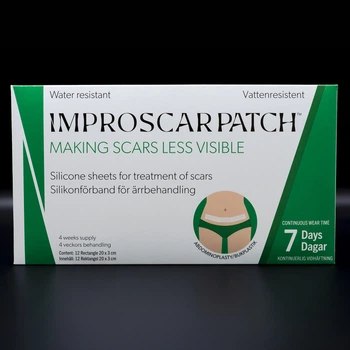 Пластырь для разглаживания послеоперационных рубцов Improscar Patch 200 × 30 мм 4 шт