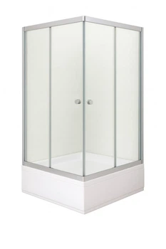 Душевая кабина с глубоким поддоном Shower SATURN STN-1019-6 90х90х205 см раздвижные двери стекло матовое 6 мм (C15272)