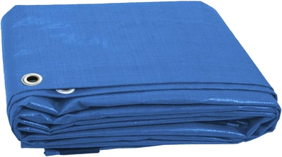 Plandeka VOREL 75 g/m² 4 x 5 m Niebieska (85114_v)