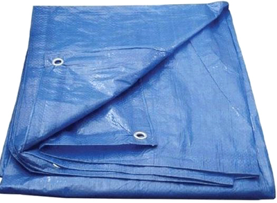 Plandeka VOREL 57 g/m² 6 x 10 m Niebieska (85128_v)