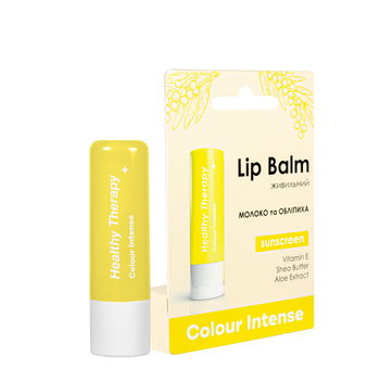Бальзам для губ Colour Intense Healthy Therapy SPF15, № 04 Молоко і Обліпиха