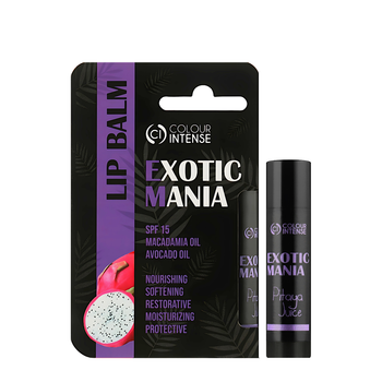 Бальзам для губ Colour Intense Exotic Mania зволожуючий SPF15 № 05 Pitaya juice з ароматом пітайі