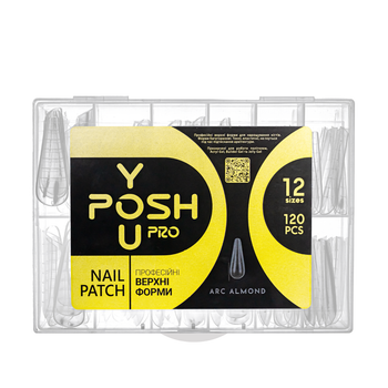Верхняя форма для наращивания ногтей YouPOSH Nail Patch упаковка 120 шт, ARC ALMOND