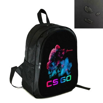 Рюкзак детский/подростковый 38х28см CS:GO/Counter-Strike школьный/городской/для девочки/мальчика (1799)