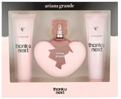 Zestaw damski Ariana Grande Thank U Next Woda perfumowana 100 ml + Balsam do ciała 100 ml + Żel pod prysznic 100 ml (812256029755)