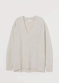 Жіночий пуловер H&M 200027 S(165/88) сірий (2000005020629)