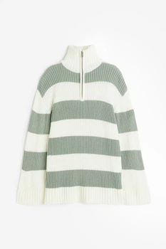 Жіночий светр H&M 206547-2 S(165/88) молочно-зелений (2065470003)