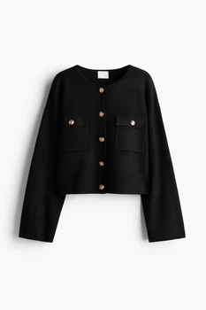 Жіночий кардиган H&M 211219-4 S(165/88) чорний (2112190003)
