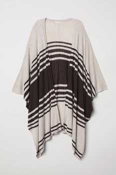 Жіночий кардиган H&M 207517-3 XS/S(165/88) бежево-чорний (2075170001)