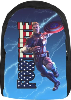 Рюкзак 3D fortnite captain america Розмір 28x38см