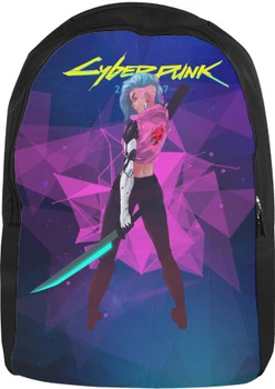 Рюкзак 3D Cyberpunk 2077 Girl 6 Розмір 28x38см