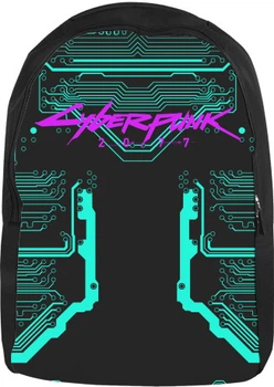 Рюкзак 3D CYBERPUNK 2077 (11) Розмір 28x38см
