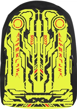 Рюкзак 3D Cyberpunk 2077 YELLOW Розмір 28x38см