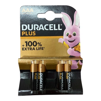 Батарейка LR3 /AAA/1.5V (Набір 4 шт.) Plus Duracell