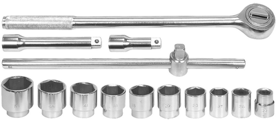 Zestaw nasadek Vorel 58140 kwadrat 3/4" M22-50 mm z grzechotką i pokrętłem 14 szt (5906083581403)