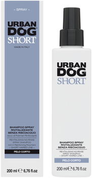 Відновлюючий незмивний шампунь-спрей URBAN DOG Spray Shampoo Short 200 мл (8055348061024)