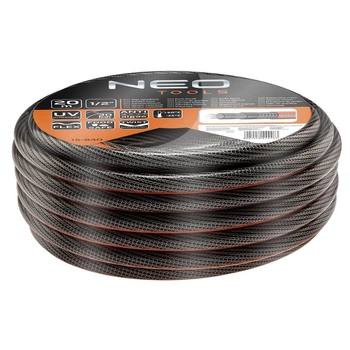Шланг садовий Neo Tools 15-840 Professional 1/2" x 20 м, 6-шаровий, Food Safe, з захистом від скручування NEO Tools
