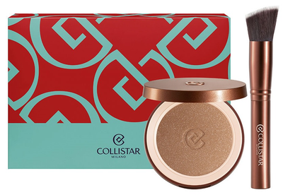 Puder brązujący Collistar z efektem jedwabiu 09 10 g + Pędzel (8015150006569)