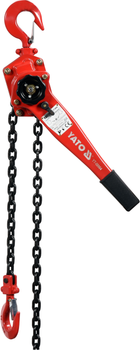 Лебідка ланцюгова ручна Yato YT-5896 з дотягувачем 1.5 м 1.5 т (5906083012549)