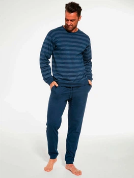 Піжама (світшот + штани) чоловіча великих розмірів бавовняна Cornette Mens sleepwear 117-235 B25 3XL Джинсова (5902458253937)