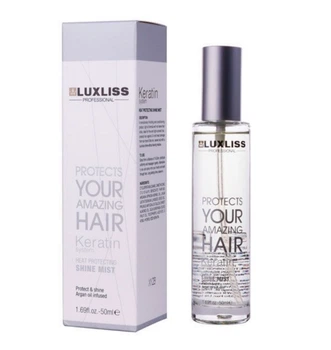 Кератиновий спрей-термозахист Luxliss KERATIN Shine Mist 50ml