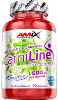 L-Карнітин Amix CarniLine 1500 мг 90 веганських капсул (8594159532342)